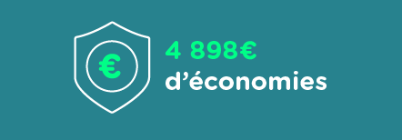 exemple client réalisant 4898 euros d'économie sur son assurance de prêt immobilier FLOA Bank