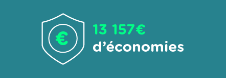 exemple client réalisant 13157 euros d'économie sur son assurance de prêt immobilier FLOA Bank