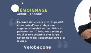 Vélobécane appuie sur la pédale du CB10X