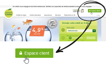 Connexion Espace client