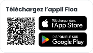 Téléchargez l'appli Floa