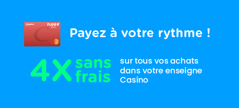 4x sans frais sur tous vos achats